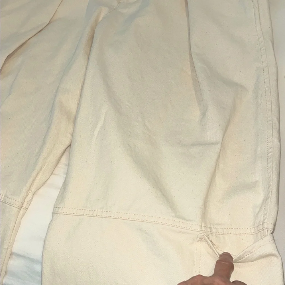 ZARA High-Waisted Wide-Leg belted pants with asymmetric pockets on legs NWOT - Picture 10 of 13